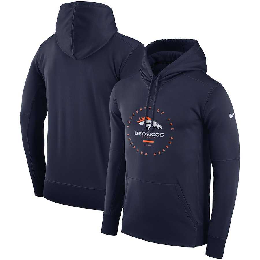 Men's Denver Broncos Nike Sideline Property Of Wordmark Logo Performance Pullover Hoodie Navy,We sell and wholesale Men's Denver Broncos Nike Sideline Property Of Wordmark Logo Performance Pullover Hoodie Navy on line form chian!